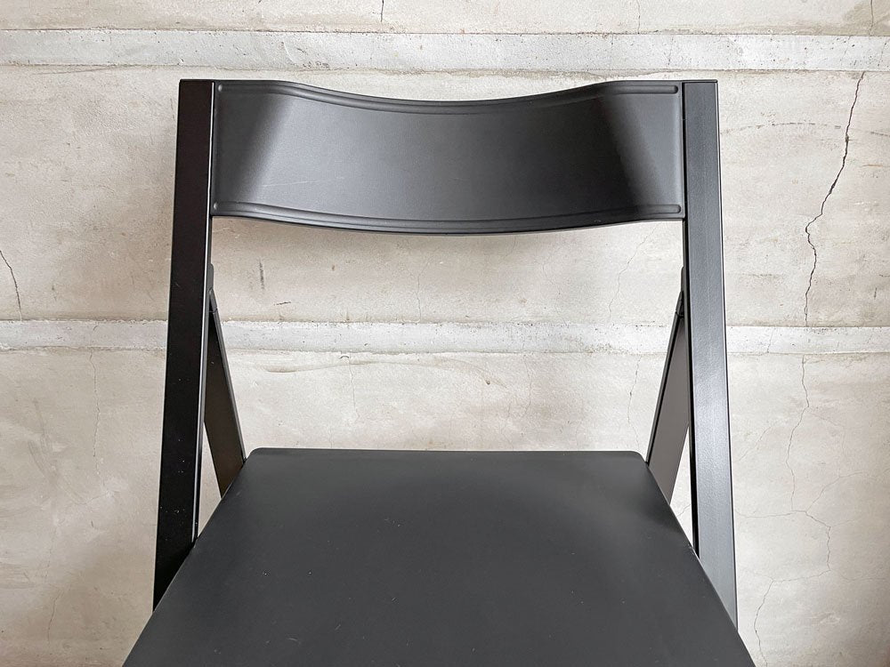 エリア・デクリック AREA declic ポケットチェア Pocket Chair 折りたたみチェア ポリプロピレン製 ブラック イタリア モダンデザイン 定価￥17,600-♪