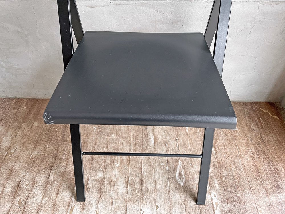 エリア・デクリック AREA declic ポケットチェア Pocket Chair 折りたたみチェア ポリプロピレン製 ブラック イタリア モダンデザイン 定価￥17,600-♪