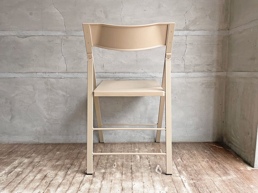 エリア・デクリック AREA declic ポケットチェア Pocket Chair 折りたたみチェア ポリプロピレン製 ベージュ イタリア モダンデザイン 定価￥17,600- B♪