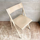 エリア・デクリック AREA declic ポケットチェア Pocket Chair 折りたたみチェア ポリプロピレン製 ベージュ イタリア モダンデザイン 定価￥17,600- B♪