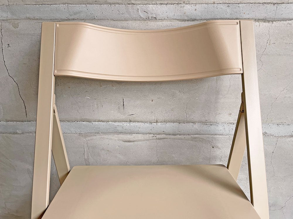 エリア・デクリック AREA declic ポケットチェア Pocket Chair 折りたたみチェア ポリプロピレン製 ベージュ イタリア モダンデザイン 定価￥17,600- B♪
