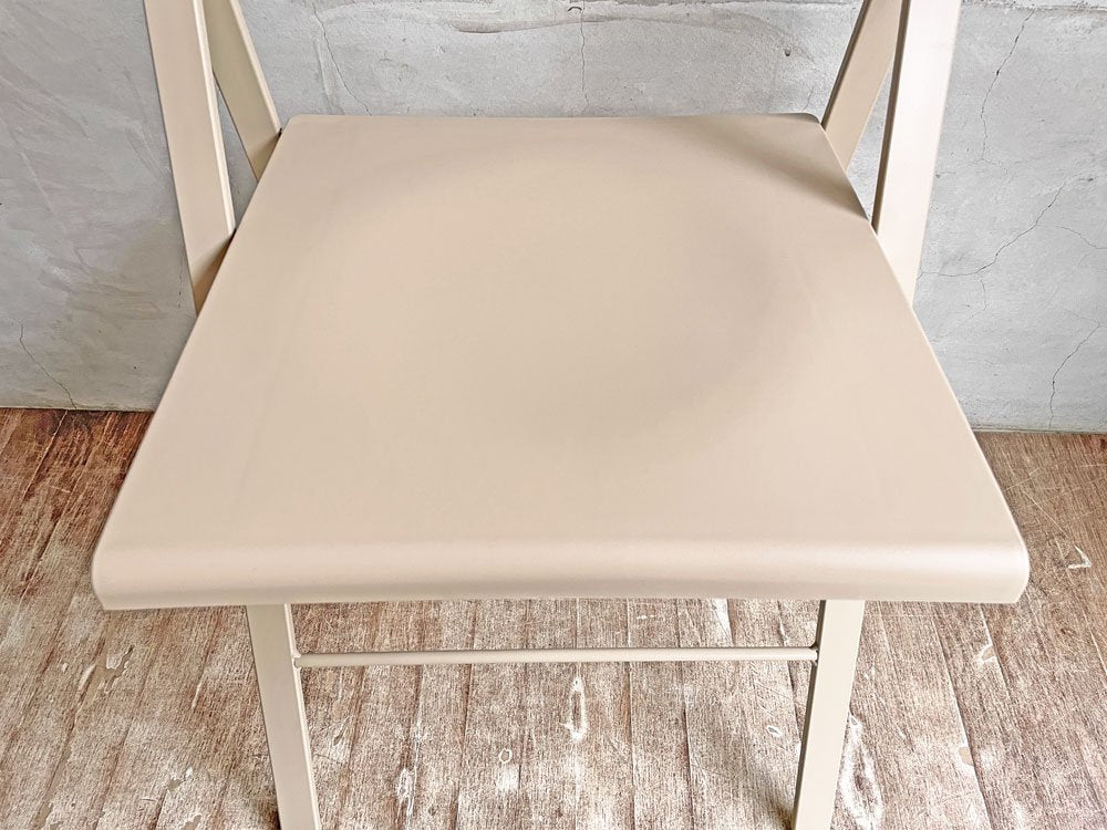 エリア・デクリック AREA declic ポケットチェア Pocket Chair 折りたたみチェア ポリプロピレン製 ベージュ イタリア モダンデザイン 定価￥17,600- B♪