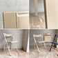 エリア・デクリック AREA declic ポケットチェア Pocket Chair 折りたたみチェア ポリプロピレン製 ベージュ イタリア モダンデザイン 定価￥17,600- B♪