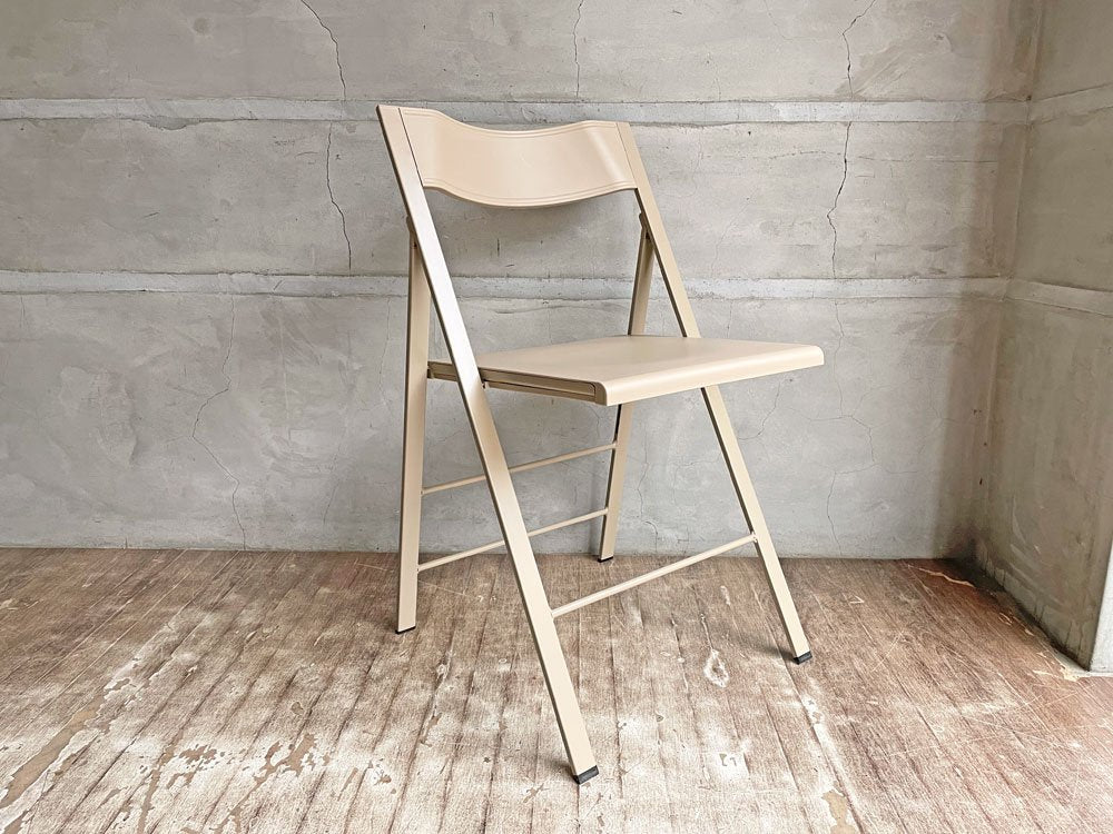 エリア・デクリック AREA declic ポケットチェア Pocket Chair 折りたたみチェア ポリプロピレン製 ベージュ イタリア モダンデザイン 定価￥17,600- A♪