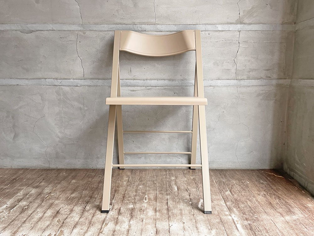 エリア・デクリック AREA declic ポケットチェア Pocket Chair 折りたたみチェア ポリプロピレン製 ベージュ イタリア モダンデザイン 定価￥17,600- A♪
