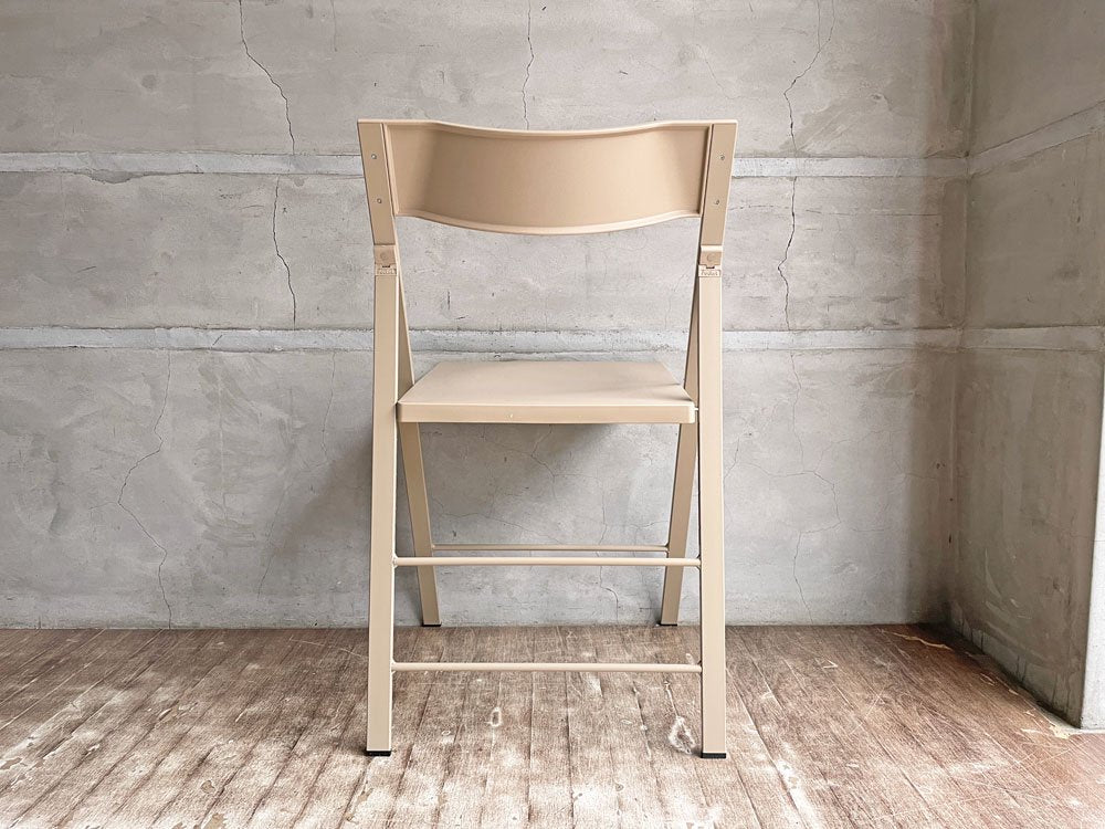 エリア・デクリック AREA declic ポケットチェア Pocket Chair 折りたたみチェア ポリプロピレン製 ベージュ イタリア モダンデザイン 定価￥17,600- A♪