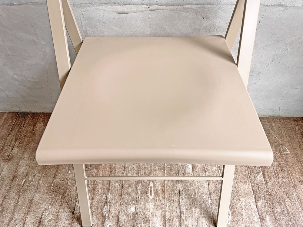 エリア・デクリック AREA declic ポケットチェア Pocket Chair 折りたたみチェア ポリプロピレン製 ベージュ イタリア モダンデザイン 定価￥17,600- A♪