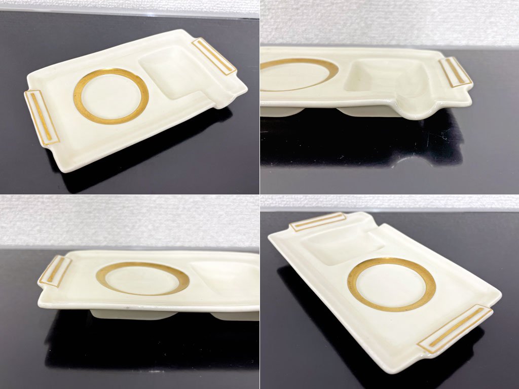 リモージュ LIMOGES アビランド Haviland デミタス＆アシュトレイ Demitasse Ashtray Set フランスビンテージ 〓