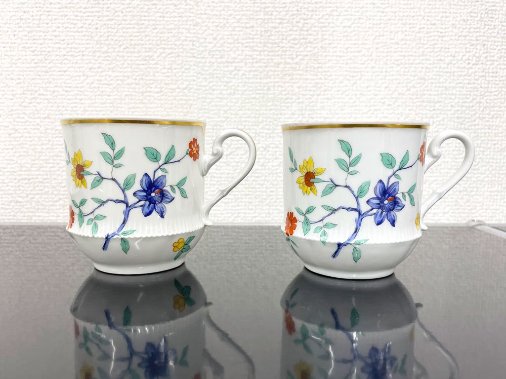 リモージュ LIMOGES アビランド Haviland カップ＆ソーサー C&S 2脚セット フランス ビンテージ 〓