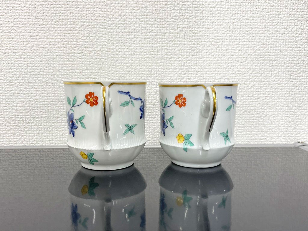 リモージュ LIMOGES アビランド Haviland カップ＆ソーサー C&S 2脚セット フランス ビンテージ 〓