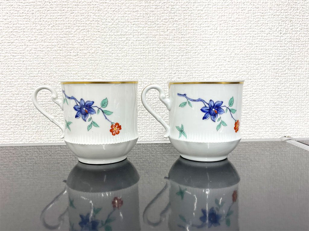 リモージュ LIMOGES アビランド Haviland カップ＆ソーサー C&S 2脚セット フランス ビンテージ 〓