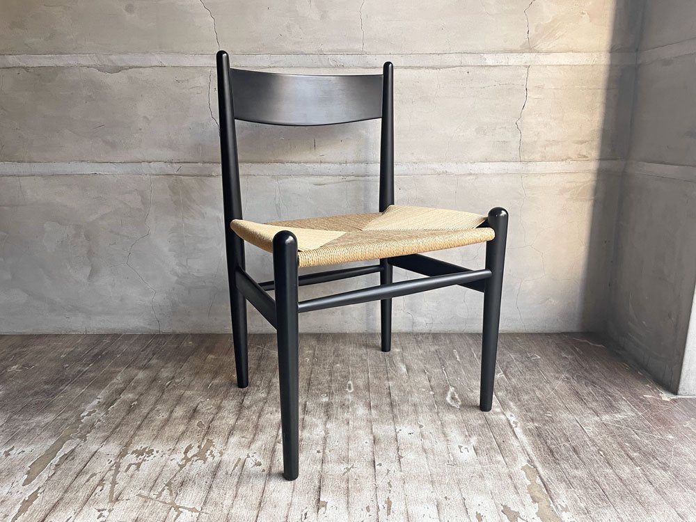 カールハンセン&サン Carl Hansen&Son CH36 シェーカーチェア ダイニングチェア ブラック ビーチ材 ハンス・J・ウェグナー Hans J. Wegner デンマーク製 ♪