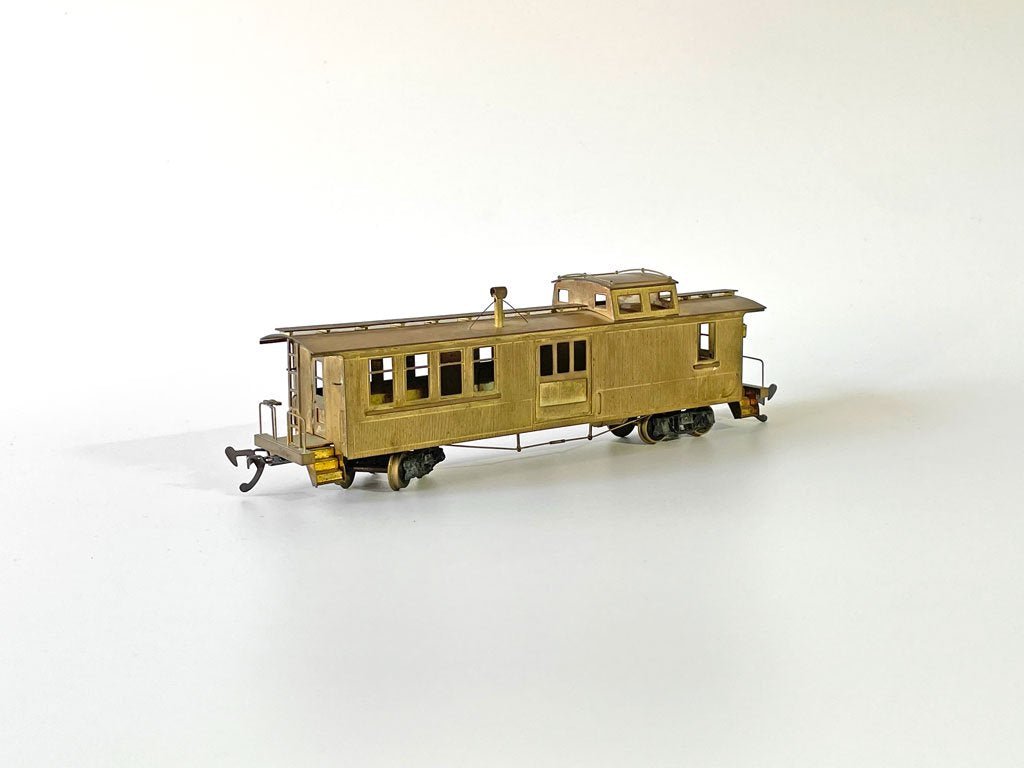 カブース caboose 車掌車 HOゲージ 真鍮製 ブラスモデル 未塗装 鉄道模型 現状品 ◇