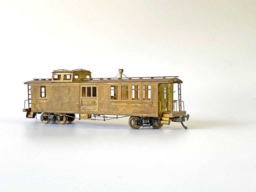 カブース caboose 車掌車 HOゲージ 真鍮製 ブラスモデル 未塗装 鉄道模型 現状品 ◇