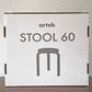 アルテック Artek スツール Stool 60 バーチ ナチュラル 3本脚 箱付 アルヴァ・アアルト フィンランド 北欧家具 新品 未使用品 ◇