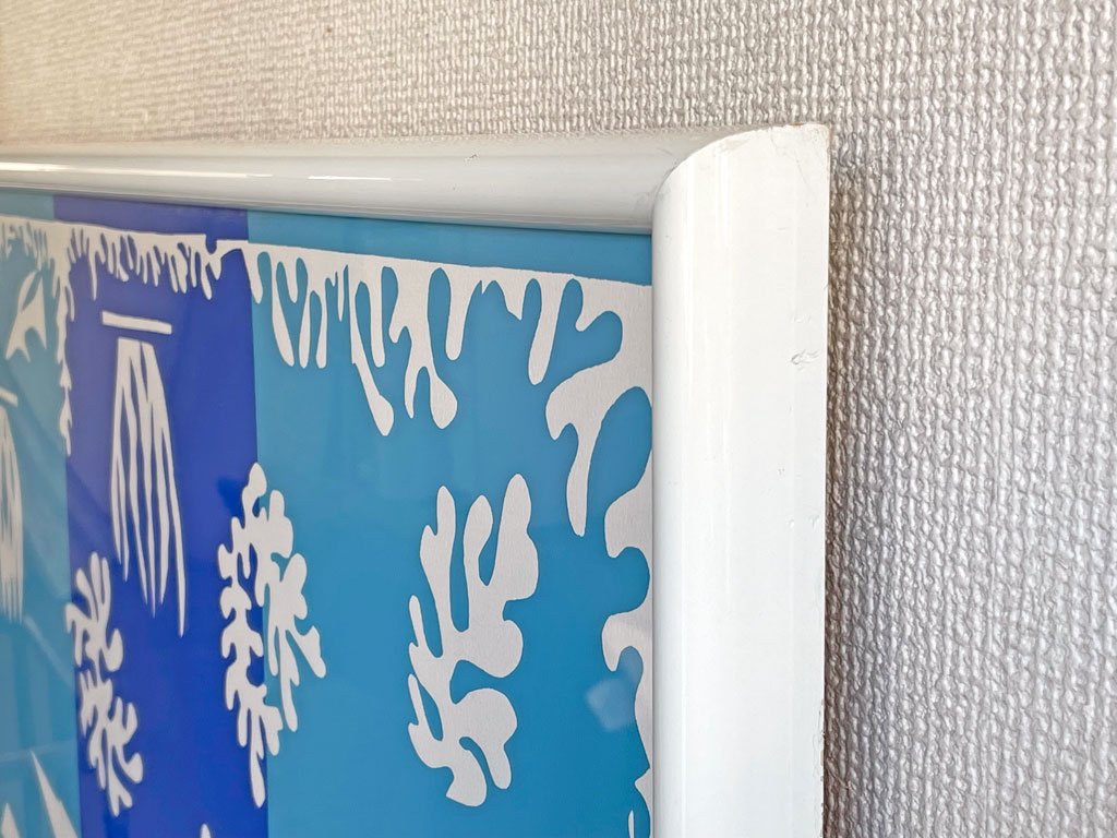 アンリ・マティス Henri Matisse ポリネシアの海 Polynésie, la mer アートフレーム シルクスクリーン 124×80 フランス製 額装品 フォービズム ●