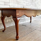 トーマスビル Thomasville 木製 ローテーブル センターテーブル W132cm オーバル 猫脚 クラシカル アメリカ 米国家具 ●