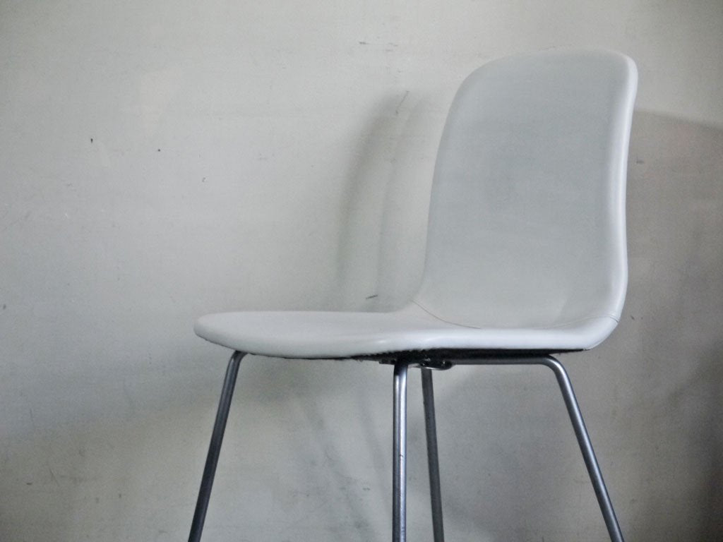 トラックファニチャー TRUCK FURNITURE ダイニングチェア ホワイト ビニールレザー スチールレッグ ■