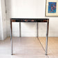 USMハラー USM Haller モジュラーファニチャー Modular Furniture ハラーテーブル ワークデスク W125cm ホワイトラミネート天板 高さ調節機能付 ★