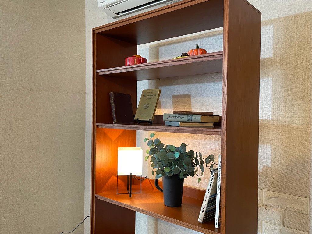 イデー IDEE マルー MALUH ブックシェルフ Bookshelf アントンブラウン アッシュ材 H179cm 本棚 廃番 参考価格15万円 ◎