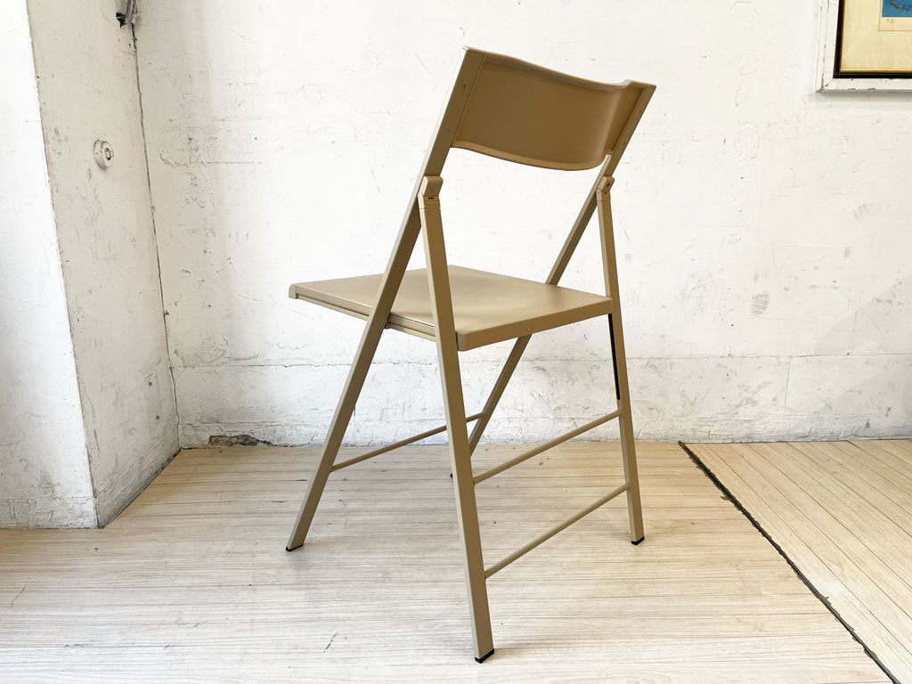 エリア・デクリック AREA declic ポケットチェア Pocket Chair 折りたたみチェア ポリプロピレン製 ベージュ イタリア モダンデザイン 定価￥17,600- B ★