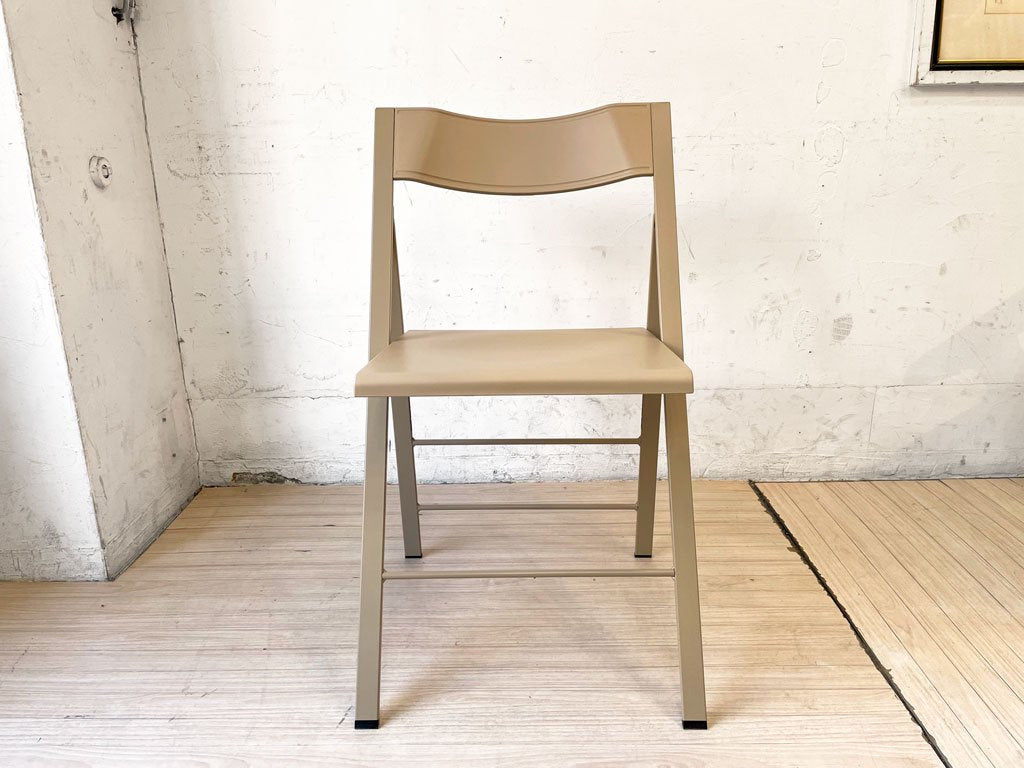エリア・デクリック AREA declic ポケットチェア Pocket Chair 折りたたみチェア ポリプロピレン製 ベージュ イタリア モダンデザイン 定価￥17,600- A  ★
