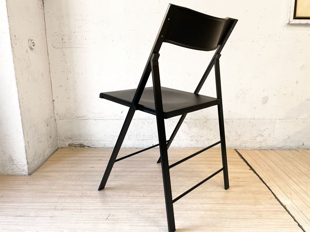 エリア・デクリック AREA declic ポケットチェア Pocket Chair 折りたたみチェア ポリプロピレン製 ブラック イタリア モダンデザイン 定価￥17,600- ★