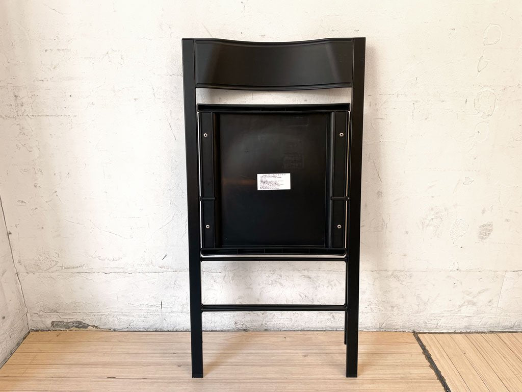 エリア・デクリック AREA declic ポケットチェア Pocket Chair 折りたたみチェア ポリプロピレン製 ブラック イタリア モダンデザイン 定価￥17,600- ★