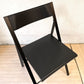 エリア・デクリック AREA declic ポケットチェア Pocket Chair 折りたたみチェア ポリプロピレン製 ブラック イタリア モダンデザイン 定価￥17,600- ★
