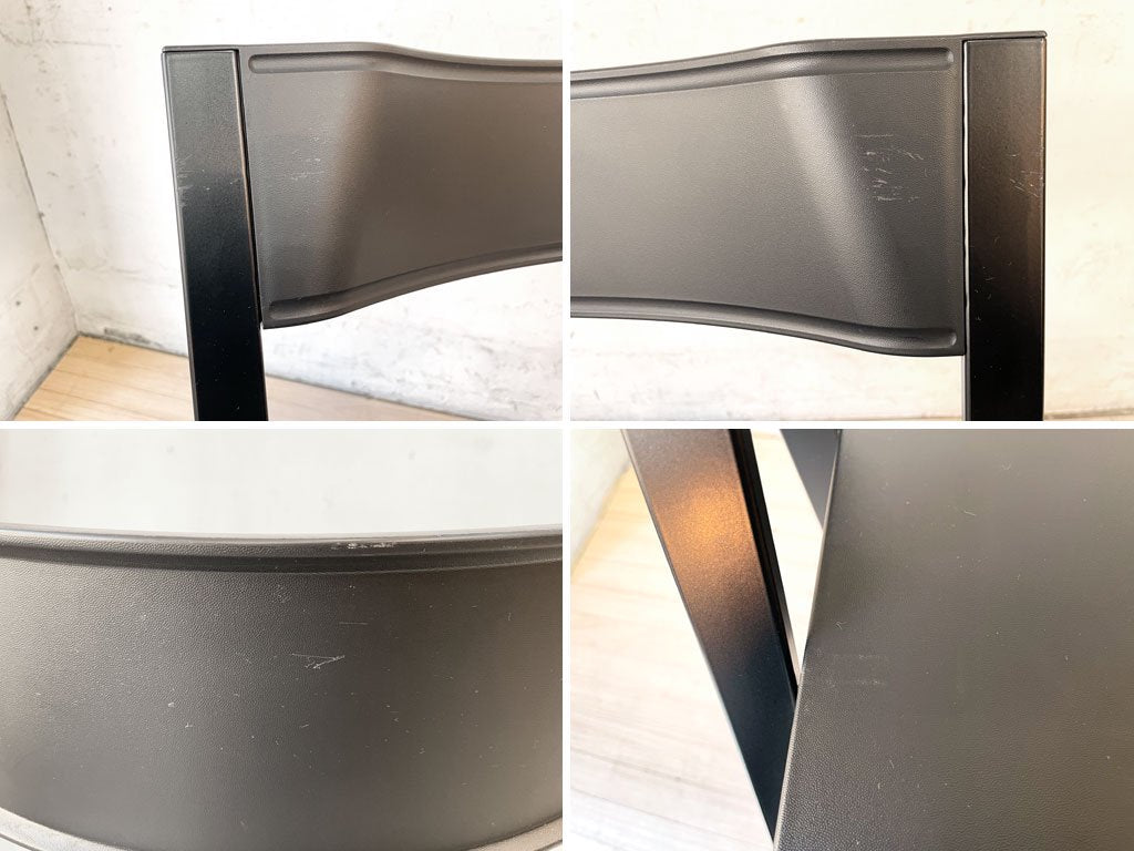 エリア・デクリック AREA declic ポケットチェア Pocket Chair 折りたたみチェア ポリプロピレン製 ブラック イタリア モダンデザイン 定価￥17,600- ★