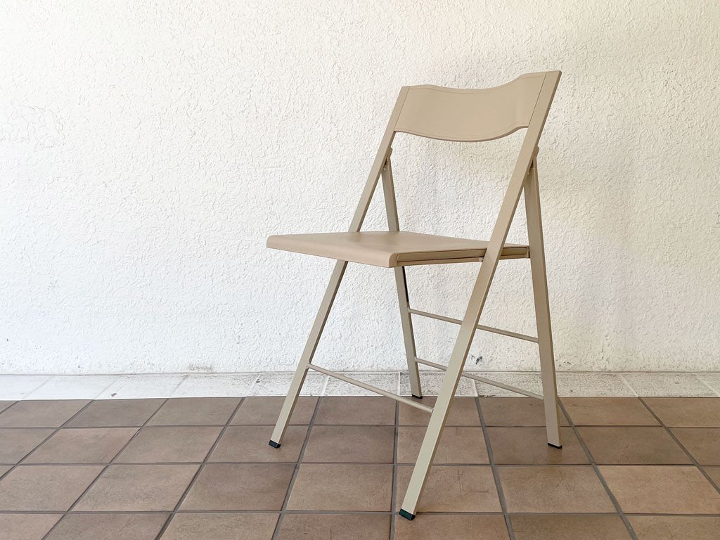 エリアデクリック AREA declic ポケットカラー Pocket Color Chair フォールディングチェア ベージュ ポリプロピレン イタリアンモダン ◇