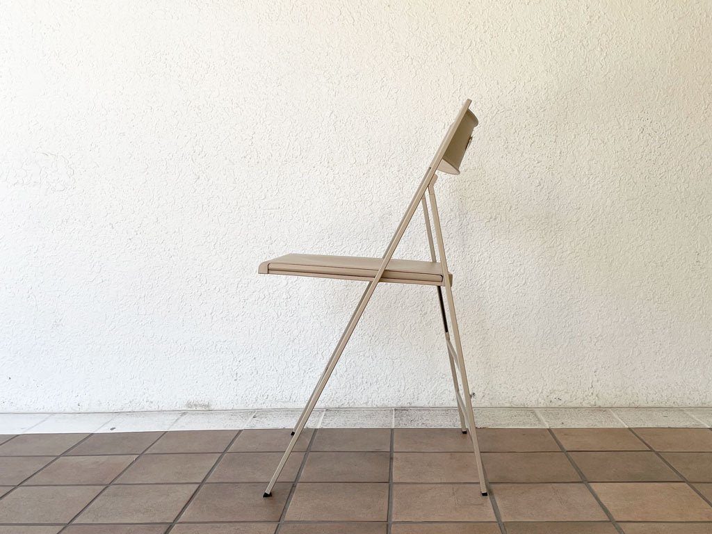 エリアデクリック AREA declic ポケットカラー Pocket Color Chair フォールディングチェア ベージュ ポリプロピレン イタリアンモダン ◇