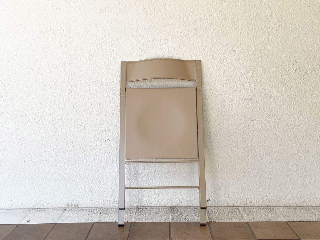 エリアデクリック AREA declic ポケットカラー Pocket Color Chair フォールディングチェア ベージュ ポリプロピレン イタリアンモダン ◇