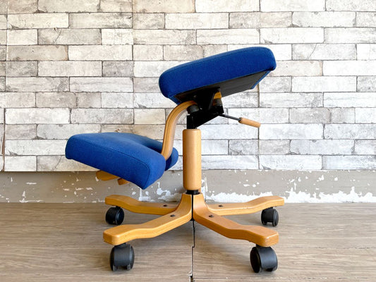 ヴァリエール VARIER ストッケ STOKKE バランス ウィング WING バランスチェア キャスター 昇降機能 ブルー ノルウェー ●