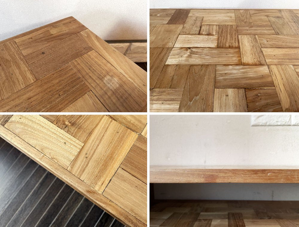 アクメファニチャー ACME Furniture トロイ TROY COFFEE TABLE コーヒーテーブル ローテーブル チーク古材 アイアン脚 W90cm USビンテージスタイル ◎