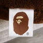 アベイシングエイプ A BATHING APE ビッグエイプヘッドクッション BIG APE HEAD CUSHION 抱き枕 ブラウン 廃番 ●