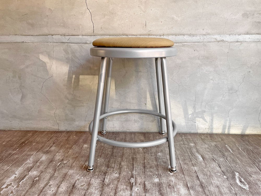 パシフィックファニチャーサービス Pacific Furniture Service P.F.S ラボスツール LAB STOOL Sサイズ ブラウン USビンテージスタイル ♪