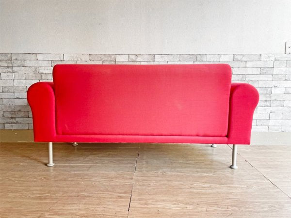 ヴィトラ Vitra. チェスターフィールド ソファ 2シーター Chesterfield Sofa ジャスパー モリソン Jasper Ｍorrison レッド 廃番 A ●