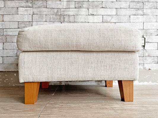 アクメファニチャー ACME Furniture ジェティ フェザーオットマン JETTY feather OTTOMAN ファブリック ベージュ系 ミッドセンチュリー USビンテージスタイル ●