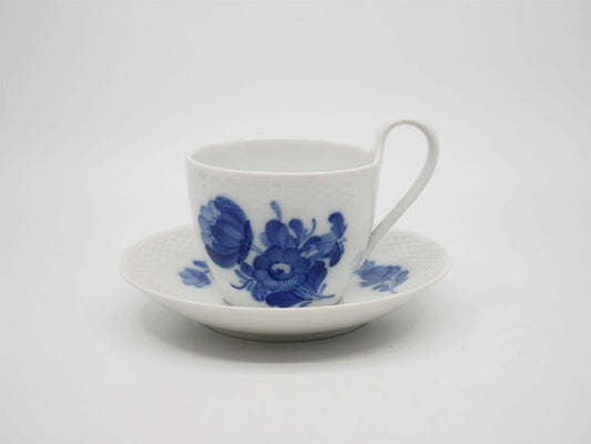 ロイヤルコペンハーゲン ROYAL COPENHAGEN ブルーフラワー Blue Flower コーヒー カップ＆ソーサー C&S ハイハンドル デンマーク 北欧食器 B ●