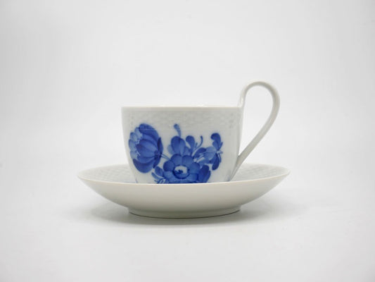 ロイヤルコペンハーゲン ROYAL COPENHAGEN ブルーフラワー Blue Flower コーヒー カップ＆ソーサー C&S ハイハンドル デンマーク 北欧食器 B ●