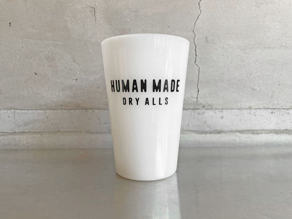 ヒューマンメイド HUMAN MADE ホットドッグ HOT DOG タンブラー グラス オールドミルクガラス ホワイト♪