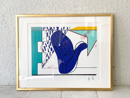ル・コルビジェ Le Corbusier リトグラフ オープンハンド アートポスター 148/700 ◇