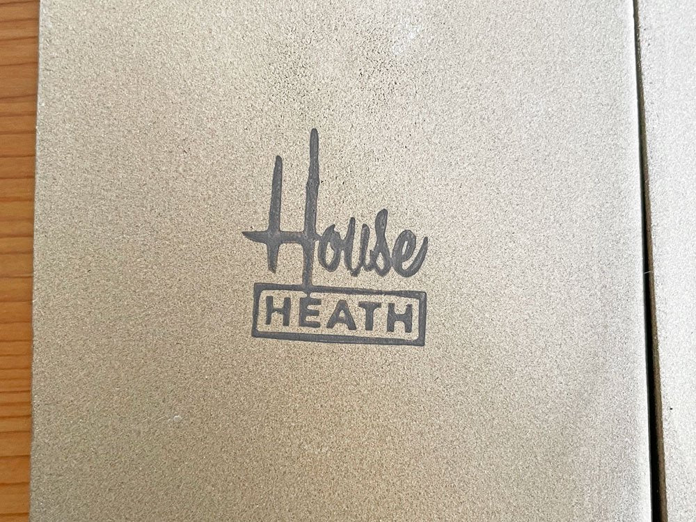 ヒースセラミックス Heath Ceramics ハウスナンバーズ House Numbers ノイトラ Neutra 陶板 クレイタイル 10枚セット ブラック＆ホワイト 箱付き アメリカ ●