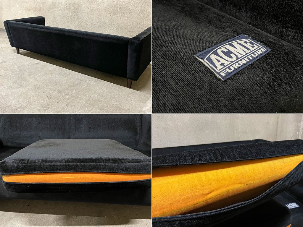 アクメファニチャー ACME Furniture ジェティ 3.5シーターソファ JETTY Feather SOFA コデュロイ ファブリック ミッドセンチュリー USビンテージスタイル 〓