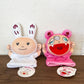 村上隆 カイカイ Kaikai & キキ Kiki パペット ぬいぐるみ ホワイト×ピンク 2体セット カイカイキキ kaikai kiki ◎