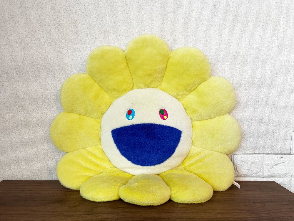 村上隆 Takashi Murakami お花クッション フラワークッション イエロー 60cm カイカイキキ kaikai kiki ◎