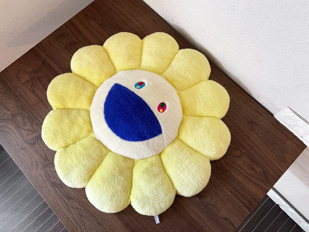 村上隆 Takashi Murakami お花クッション フラワークッション イエロー 60cm カイカイキキ kaikai kiki ◎