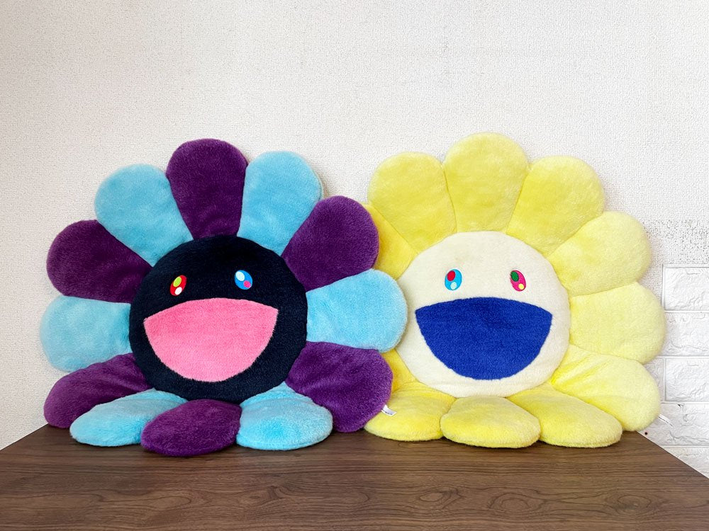 村上隆 Takashi Murakami お花クッション フラワークッション イエロー 60cm カイカイキキ kaikai kiki ◎