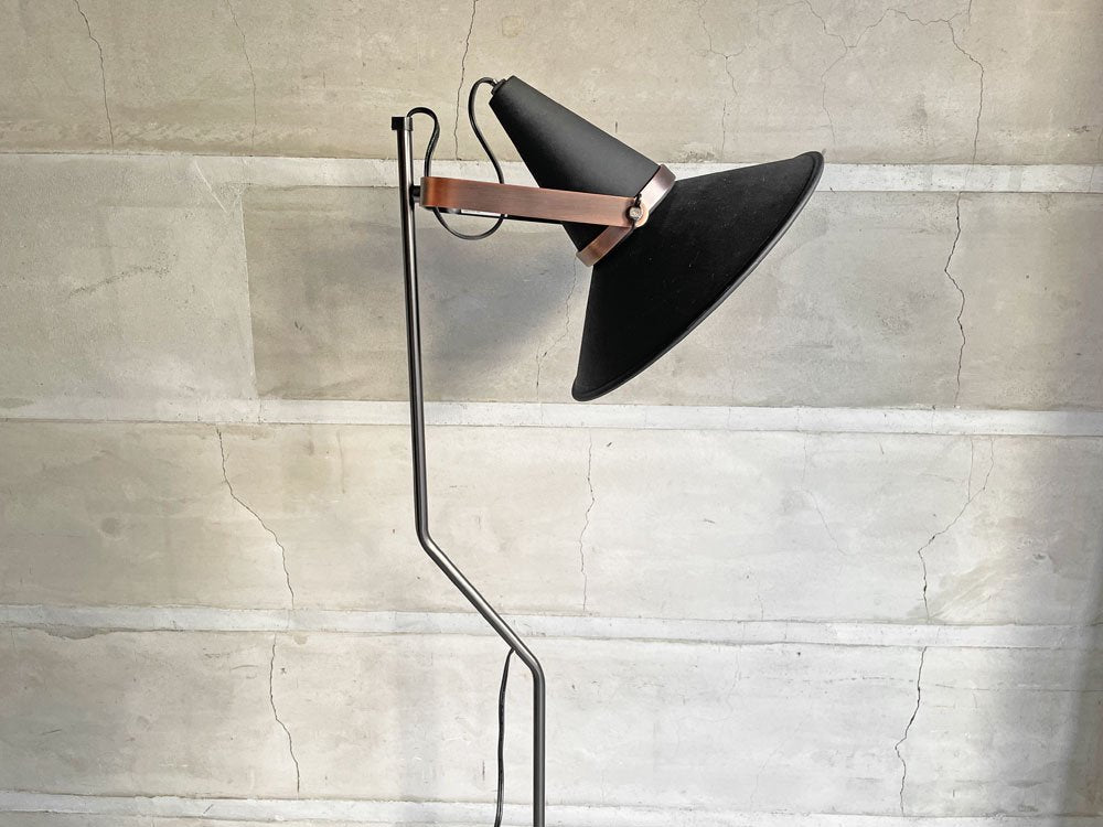 ディクラッセ DI CLASSE スタジオD フロアランプ Studio D floor lamp 伸長式 定価41,800円 インダストリアル 廃番 ♪